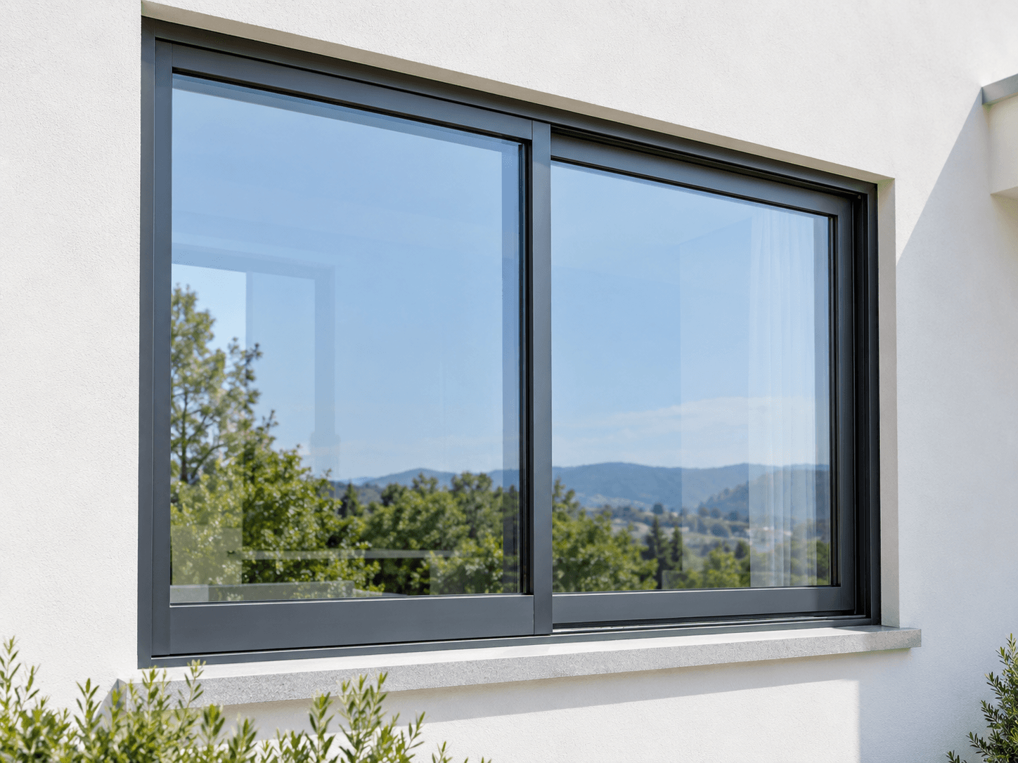Modern window frame