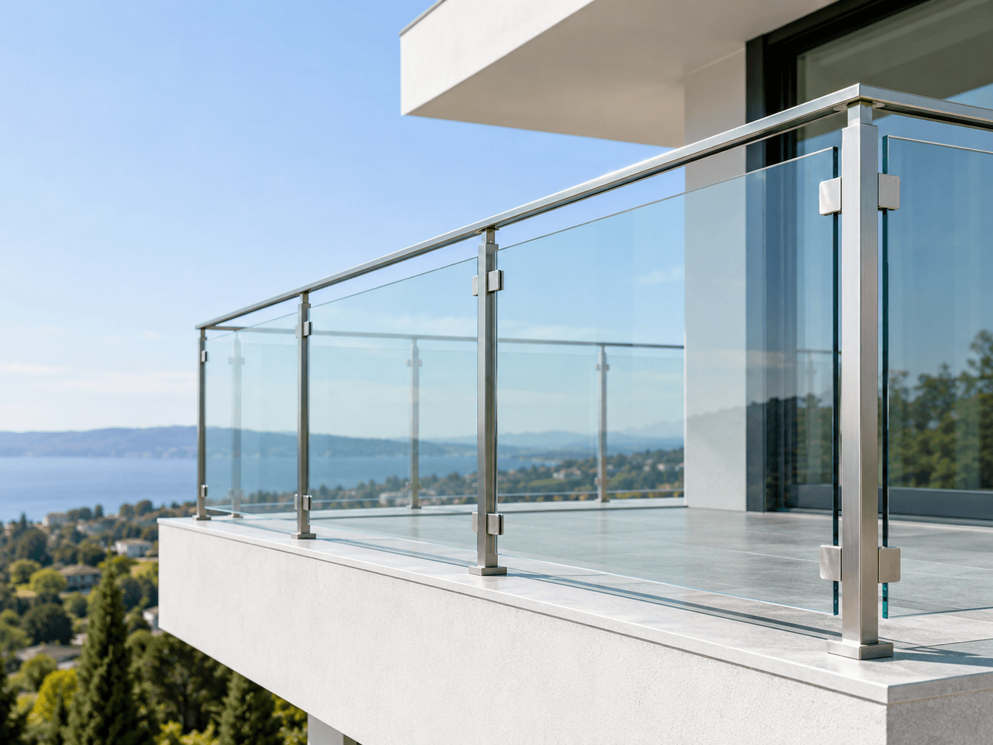 Glass railing